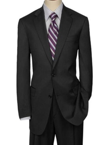 Hart Schaffner Marx Black Slim Stripe Suit 195-750311 - Suits | Sam's Tailoring Fine Men's Clothing