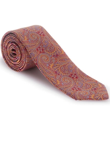 Robert Talbott Orange Connoisseur Estate Tie 43993I0-03 - Spring 2016 Collection Estate Ties | Sam's Tailoring Fine Men's Clothing