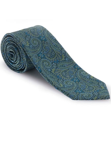 Robert Talbott Ocean Green Connoisseur Estate Tie 43993I0-07 - Spring 2016 Collection Estate Ties | Sam's Tailoring Fine Men's Clothing