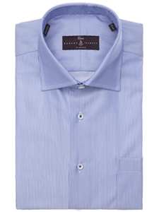 Blue & White Pinstripe Estate Dress Shirt |  Robert Talbott New Shirts  Collection 2016 | Sams Tailoring