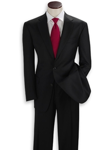 Hart Schaffner Marx Black Solid Suit 167-750253-054 - Suits | Sam's Tailoring Fine Men's Clothing
