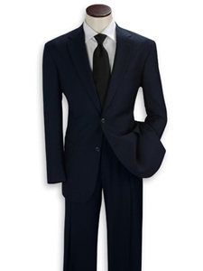 Hart Schaffner Marx Blue Solid Suit 195-389219-054 - Suits | Sam's Tailoring Fine Men's Clothing