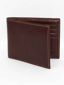 Brown Tumbled Glove Leather Billfold Wallet |  Torino Leather's Wallet collection | Sams Tailoring