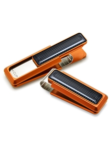 Orange Anodized Aluminum Money Clip  | M-Clip New Money Clip | Sams Tailoring