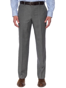 Robert Talbott Ash Gray Riley Trouser F475TRRI-01 - Spring 2016 Collection Pants | Sam's Tailoring Fine Men's Clothing