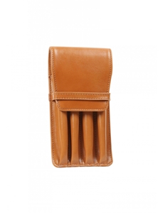 Tan Four Pen Leathe Case | Aston Leather Men's Collection | Sams Tailoring