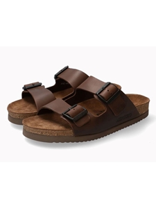 NERIO - Dark Brown Scratch 3451 | Mephisto Men's Sandals| Sams Tailoring