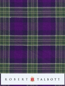 Green & Purple Plaid Custom Shirt  | Robert Talbott Custom Shirts | Sams Tailoring
