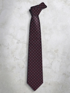 Pattern Precious Silk Tie | Italo Ferretti Spring Summer Collection | Sam's Tailoring