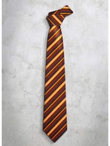 Classic Stripes Precious Silk Tie | Italo Ferretti Super Class Collection | Sam's Tailoring