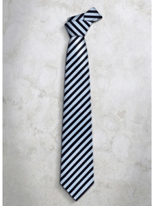 Classic Stripes Refined Silk Tie | Italo Ferretti Super Class Collection | Sam's Tailoring