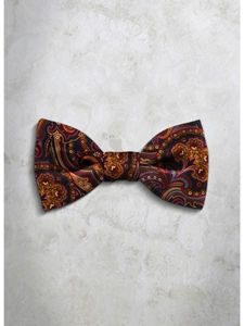 Paisley Silk Bow tie | Italo Ferretti Super Class Collection | Sam's Tailoring