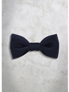 Polka Dot Silk Bow tie | Italo Ferretti Super Class Collection | Sam's Tailoring