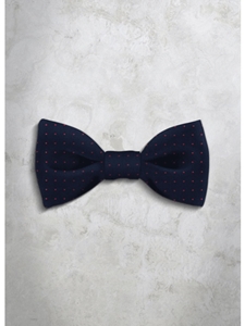 Polka Dot Silk Bow tie | Italo Ferretti Super Class Collection | Sam's Tailoring