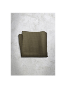 Grey Polka Dots Design Silk Satin Men's Handkerchief | Italo Ferretti Super Class Collection | Sam's Tailoring