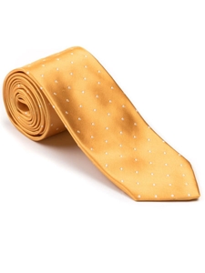 Robert Talbott Yellow with White Polka Dots Italian Satin Best Of Class Tie 57202E0-03 - Spring 2016 Collection Best Of Class Ties | Sam's Tailoring Fine Men's Clothing