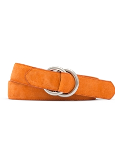 1 3/8" Suede Calf O Ring Casual Belt | W.Kleinberg Belts Collection | Sam's Tailoring