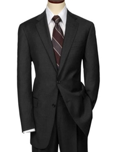 Hart Schaffner Marx Charcoal Worsted Suit 195-750312 - Suits | Sam's Tailoring Fine Men's Clothing