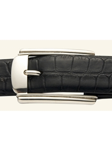"The Groove" 1 3/8 Buckle  | W.Kleinberg Sterling Buckles Collection | Sam's Tailoring