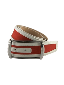 Orange "Palm Beach" Tech Belt | Betenly Golf Belts Collection | Sam's Tailoring