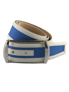 Light Blue "Palm Beach" Tech Belt | Betenly Golf Belts Collection | Sam's Tailoring
