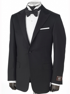 Black Peak Label Traveler Tuxedo | Hickey FreeMan Super Marino Suits | Sams Tailoring