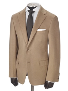 Baby Carmel Hair Notch Labels Cashmere Jacket | Hickey FreeMan Jackets | Sams Tailoring