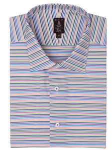 Multi Colored Stripes Estate Dress Shirt | Robert Talbott Fall 2016 Collection  | Sam's Tailoring