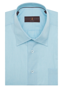 Solid Turquois One Pocket Estate Classic Dress Shirt | Robert Talbott Fall 2016 Collection  | Sam's Tailoring