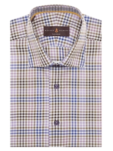Multi Color Check Crespi VI Tailored Sport Shirt | Robert Talbott Fall 2016 Collection  | Sam's Tailoring