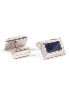 Bezel Cut Semi Precious Stone Cufflinks | Trafalgar Belt Collection 2016 | Sams Talioring