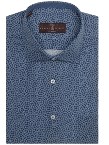 Blue Floral Print Estate Sutter Classic Dress Shirt | Robert Talbott Fall 2016 Collection  | Sam's Tailoring