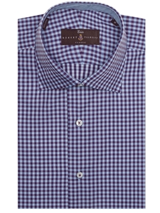 Sky & Purple Check Estate Sutter Classic Dress Shirt | Robert Talbott Fall 2016 Collection  | Sam's Tailoring