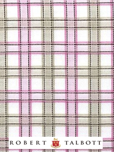 Pink, Tan and White Plaid Custom Shirt | Robert Talbott Custom Shirts  | Sam's Tailoring