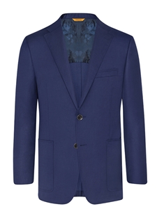 High Blue Notch Labels Global Guardian Blazer | Hickey FreeMan Spring Collection 2017 | Sams Tailoring