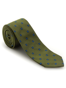 Green and Blue Neat Academy Best of Class Tie | Robert Talbott Spring 2017 Collection | Sam's Tailoring