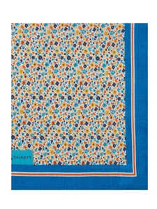 Multi Color Floral 12.5" Pocket Square | Robert Talbott Spring 2017 Collection  | Sam's Tailoring