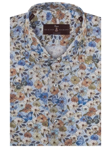 Blue Floral Classic Estate Sutter Dress Shirt | Robert Talbott Spring 2017 Collection | Sam's Tailoring