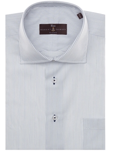 Blue and White Stripe Estate Classic Sutter Dress Shirt | Robert Talbott Spring 2017 Collection | Sam's Tailoring