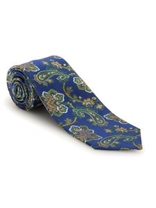 Blue, Yellow and Green Paisley Best of Class FIH Tie | Robert Talbott Spring 2017 Collection | Sam's Tailoring
