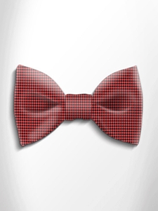 Black and Red Polka Dot Silk Bow Tie | Italo Ferretti Spring Summer Collection | Sam's Tailoring