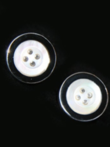 Black New Button LC1250-01 - Robert Talbott Cufflinks | Sam's Tailoring Fine Men's Clothing