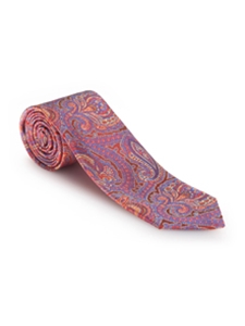 Orange, Yellow and Blue Paisley Best of Class Tie | Robert Talbott Spring/Summer 2017 Collection  | Sam's Tailoring