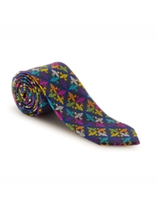 Black With Multi Colored Pattern Heritage Best of Class Tie | Spring/Summer Collection | Sam's Tailoring Fine Men Clothing