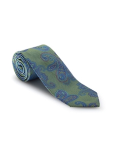 Green, Purple and Blue Paisley Best of Class Tie | Spring/Summer Collection | Sam's Tailoring Fine Men Clothing