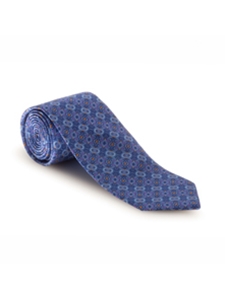 Blue, Purple and Orange Carmel Print Best of Class Tie | Spring/Summer Collection | Sam's Tailoring Fine Men Clothing