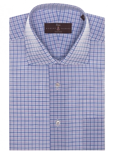 Blue and Pink Check Estate Sutter Classic Dress Shirt | Robert Talbott Dress Shirt Fall 2017 Collection | Sam's Tailoring Fine Men Clothing