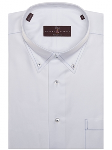 White Diagonal Twill Estate Sutter Tailored Dress Shirt | Robert Talbott Dress Shirt Fall 2017 Collection | Sam's Tailoring Fine Men Clothing