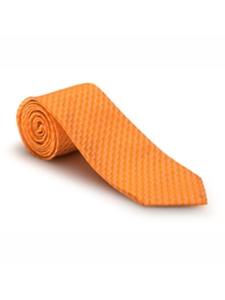 Orange Tonal Geometric Cypress Point Estate Tie | Robert Talbott Fall 2017 Ties Collection | Sam's Tailoring