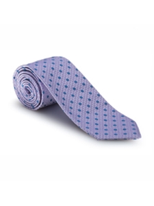 Purple with Blue Dots Carrara Marble Estate Tie | Robert Talbott Estate Ties Collection | Sam's Tailoring